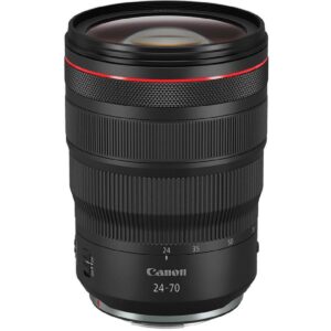Canon RF24-70mm F2.8 L is USM Lens, Standard Zoom Lens, Compatible with EOS R Series Mirrorless Cameras, Black