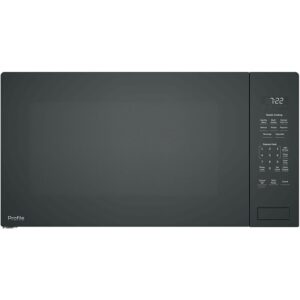 GE Profile 24 in. 2.2 cu.ft Built-In Microwave with 10 Power Levels & Sensor Cooking Controls - Black
