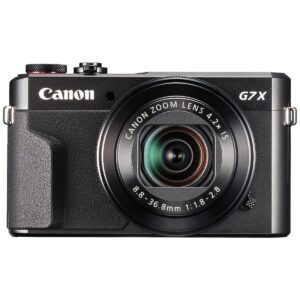 Canon PowerShot G7 X Mark II Digital Camera (Black) 20.1MP 1-Inch CMOS Sensor, DIGIC 7, 4.2X Optical Zoom Lens | Full HD 1080p Video, Wi-Fi, Tilting Touchscreen, Brand New