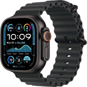Apple Watch Ultra 2 [GPS + Cellular 49mm] Smartwatch, Sport Watch with Black Titanium Case