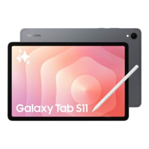 Samsung Galaxy Tab S11 256 GB WiFi Android Tablet, Large Display, Durable, Slim, Light, High Performance, Long Battery Life, S Pen for Note-Taking, AI Assist, Gray