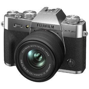 Fujifilm X-T30 II Mirrorless Digital Camera with XC 15–45mm Lens – Silver