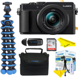 Panasonic Lumix DC-LX100 II Digital Camera (Black) + Buzz-Photo Kit, Brand New